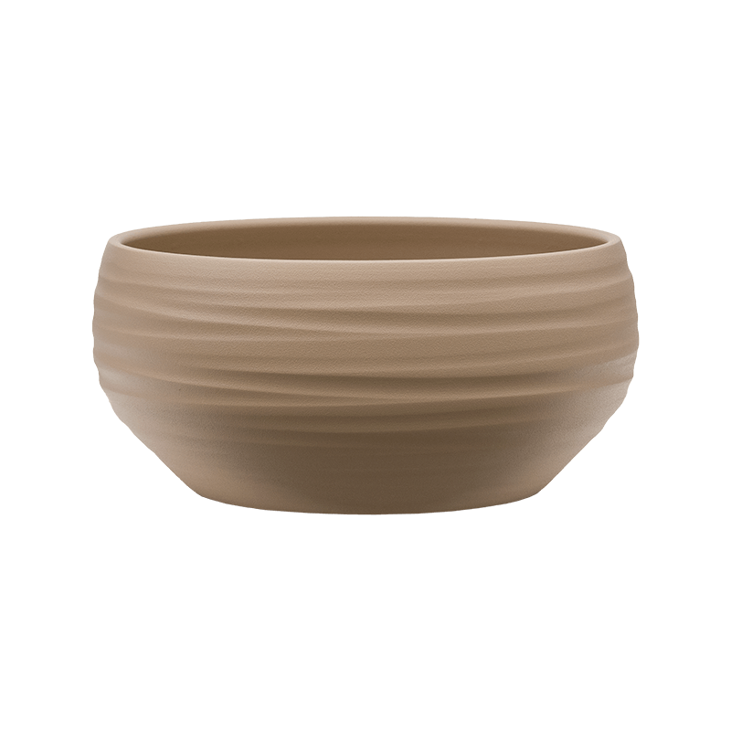 Groove Bowl Beige