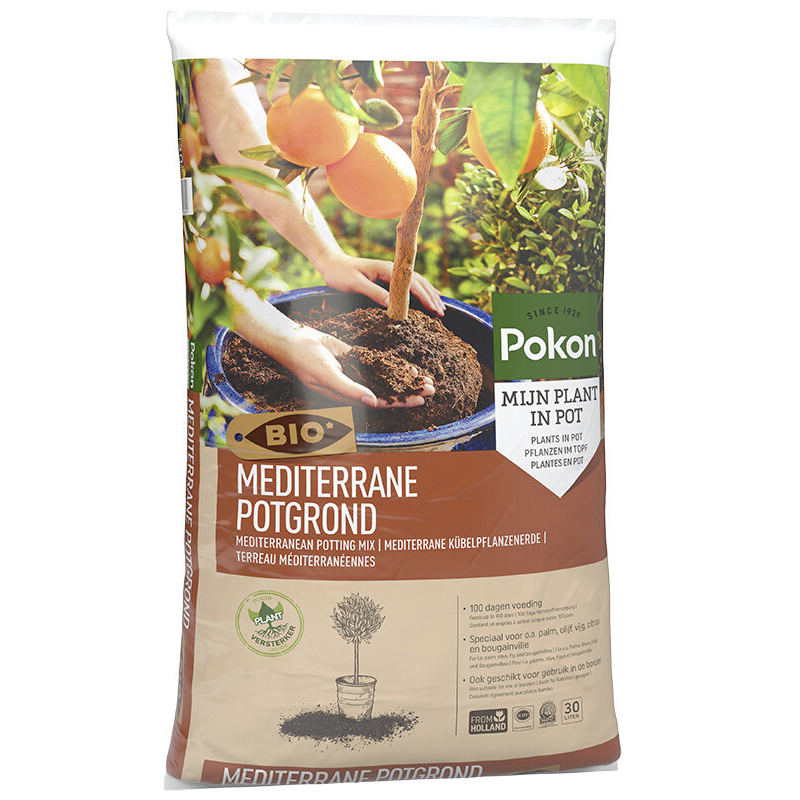 Pokon bio mediterrane potgrond 30L