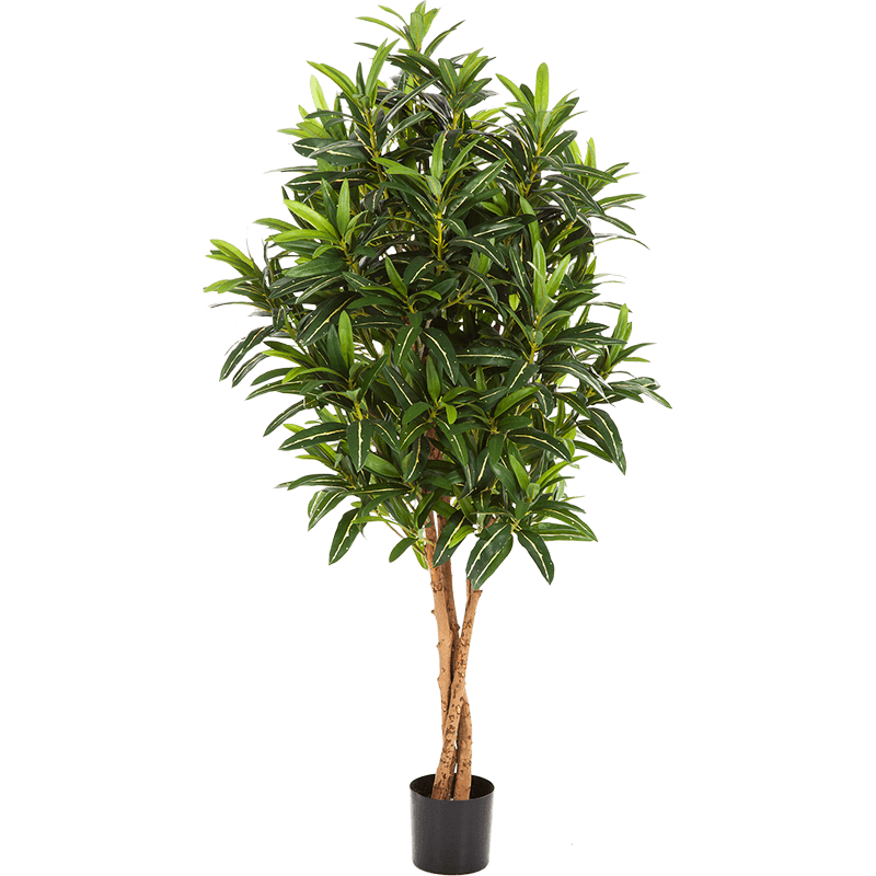 Croton groen - kunstplant