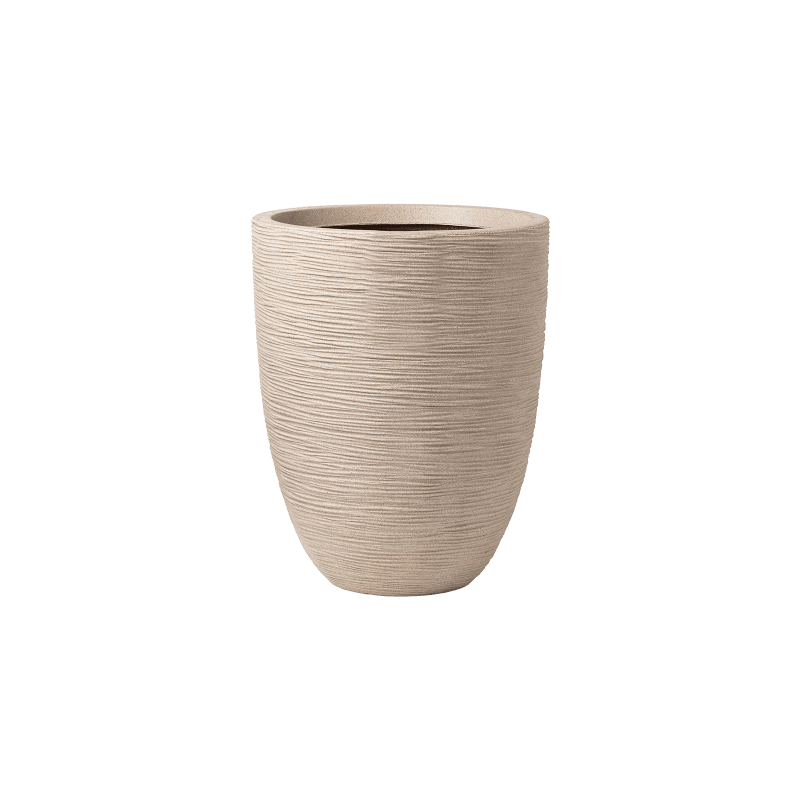 Capi Nature Rib Vase Elegant Beige