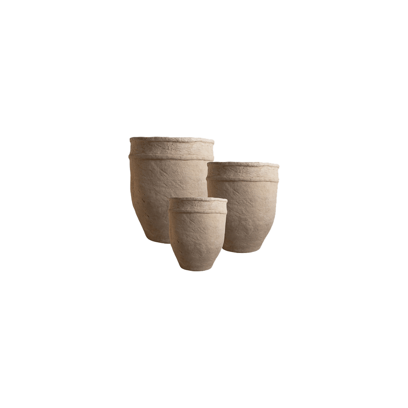 Terracotta Reed High - set van 3