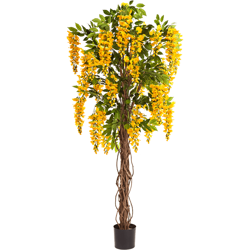 Wisteria Liana Yellow - kunstplant